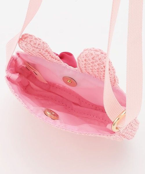 KP DECO（ケーピーデコ）の「mimiちゃんショルダーバッグ（ショルダーバッグ・キッズ・ピンク/オフホワイト・FREE）」の6枚目の写真