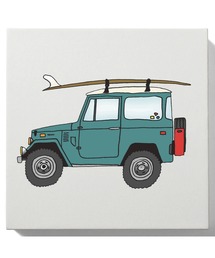 GREENROOM（グリーンルーム）の「【KEVIN BUTLER / ケビン・バトラー】#12 1972 TOYOTA FJ40 & 10’ COOPERFISH V2 MALIBU FOIL（ポスター/アート）」