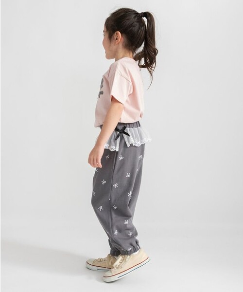 BRANSHES(ブランシェス)の「ウエストレースカットパンツ(その他パンツ・キッズ・チャコールグレー/杢グレー・110/150/140/130/120/100)」の18枚目の写真
