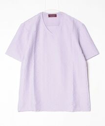 TORNADO MART（トルネードマート）の「タックドアロージャカートハンソデカットソー（Tシャツ/カットソー）」