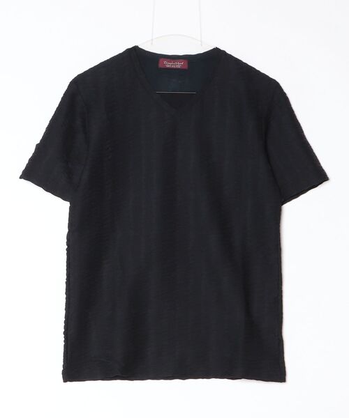TORNADO MART（トルネードマート）の「ﾀｯｸﾄﾞｱﾛｰｼﾞｬｶｰﾄﾊﾝｿﾃﾞｶｯﾄｿｰ（Tシャツ/カットソー・メンズ・ブラック/ホワイト/ラベンダー・XXL/M/LL/L）」の2枚目の写真