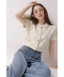 Rirandture | フリルレイヤードニットジャケット(ニット/セーター)