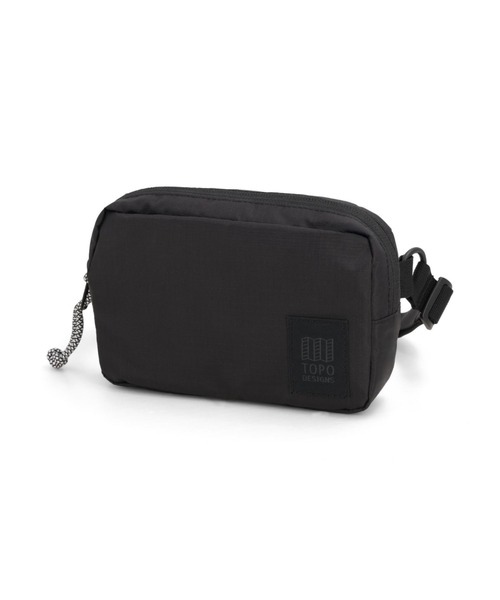 TOPO DESIGNS(トポデザインズ)の「2WAY【TOPO DESIGNS】 RIPSTOP BELT BAG ウエストポーチ ボディバッグ ミニバッグ/リサイクル素材(ボディバッグ/ウエストポーチ・レディース・グリーン/アイボリー/パープル/ブラック/ブラック系・ONE SIZE)」の3枚目の写真