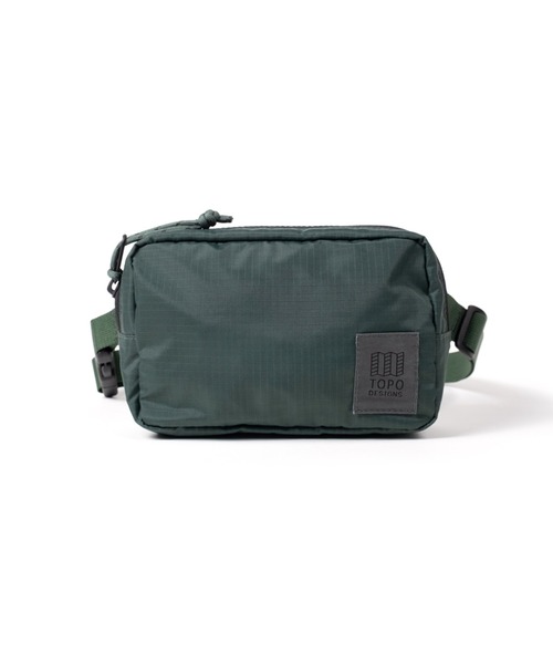 TOPO DESIGNS(トポデザインズ)の「2WAY【TOPO DESIGNS】 RIPSTOP BELT BAG ウエストポーチ ボディバッグ ミニバッグ/リサイクル素材(ボディバッグ/ウエストポーチ・レディース・グリーン/アイボリー/パープル/ブラック/ブラック系・ONE SIZE)」の16枚目の写真