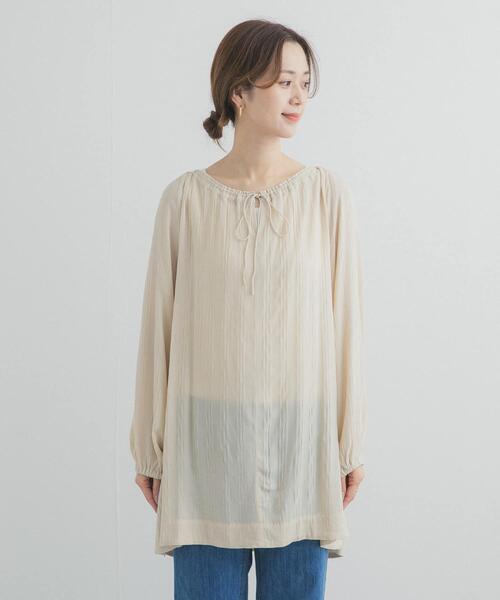 URBAN RESEARCH DOORS（アーバンリサーチドアーズ）の「カフタンチュニック（その他トップス・レディース・ブラック/ナチュラル・FREE）」の10枚目の写真