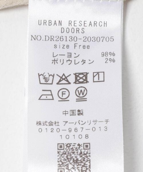 URBAN RESEARCH DOORS（アーバンリサーチドアーズ）の「カフタンチュニック（その他トップス・レディース・ブラック/ナチュラル・FREE）」の18枚目の写真