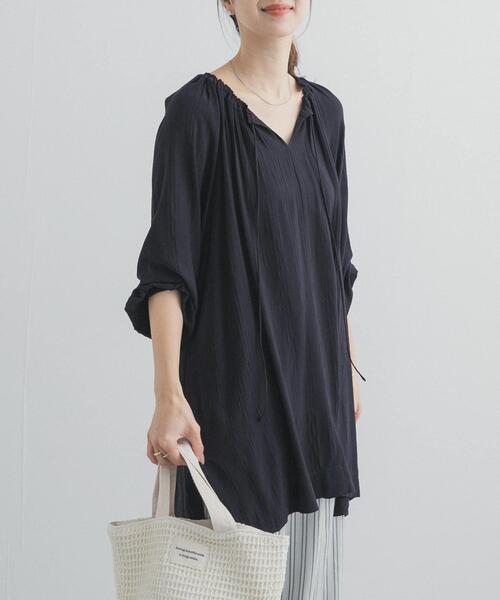 URBAN RESEARCH DOORS（アーバンリサーチドアーズ）の「カフタンチュニック（その他トップス・レディース・ブラック/ナチュラル・FREE）」の20枚目の写真