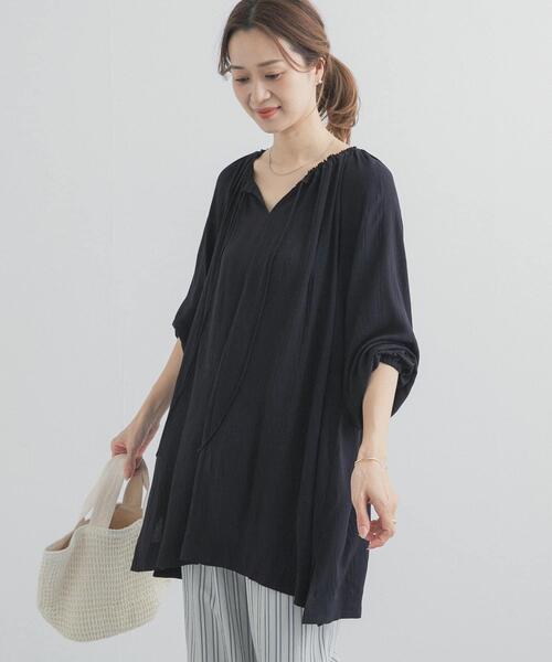 URBAN RESEARCH DOORS（アーバンリサーチドアーズ）の「カフタンチュニック（その他トップス・レディース・ブラック/ナチュラル・FREE）」の21枚目の写真