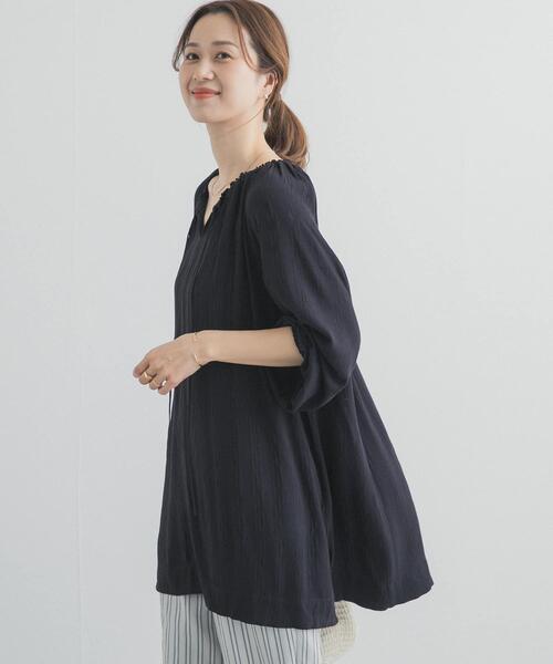URBAN RESEARCH DOORS（アーバンリサーチドアーズ）の「カフタンチュニック（その他トップス・レディース・ブラック/ナチュラル・FREE）」の22枚目の写真