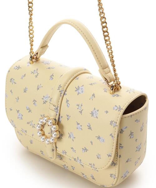 SAMANTHAVEGA(サマンサベガ)の「サークルパールショルダーバッグ(ショルダーバッグ・レディース・ピンク/イエロー/ブラック/オフホワイト/ホワイト・FREE)」の9枚目の写真