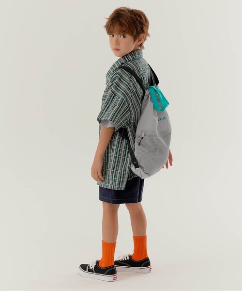 BREEZE(ブリーズ)の「【WEB限定】KUDOZ.B ナップサック(バックパック/リュック・キッズ・ライトグレー/ブラック・FREE)」の15枚目の写真