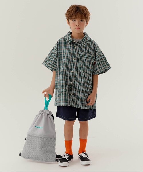 BREEZE(ブリーズ)の「【WEB限定】KUDOZ.B ナップサック(バックパック/リュック・キッズ・ライトグレー/ブラック・FREE)」の13枚目の写真