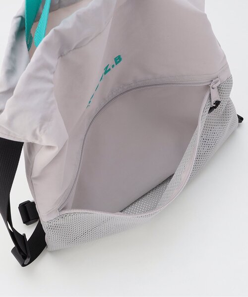 BREEZE(ブリーズ)の「【WEB限定】KUDOZ.B ナップサック(バックパック/リュック・キッズ・ライトグレー/ブラック・FREE)」の9枚目の写真
