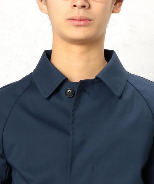 green label relaxing（グリーンレーベルリラクシング）の「KC C/BOND BELTED ステンカラーコート◆（ステンカラーコート・メンズ・オリーブ/ネイビー・MEDIUM/LARGE/SMALL）」の13枚目の写真