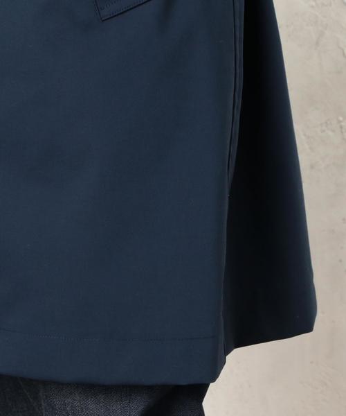 green label relaxing（グリーンレーベルリラクシング）の「KC C/BOND BELTED ステンカラーコート◆（ステンカラーコート・メンズ・オリーブ/ネイビー・MEDIUM/LARGE/SMALL）」の15枚目の写真