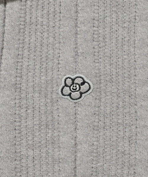 Wacky WiLLy(ワッキーウィリー)の「WOMEN'S RIBBON COLLAR SHORT SLEEVE KNIT(ニット/セーター・レディース・ダークネイビー/ライトグレー・SMALL/MEDIUM)」の10枚目の写真