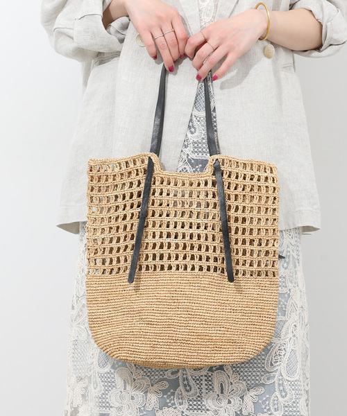 MADE IN MADA（メイドインマダ）の「【MADE IN MADA /メイドインマダ】 ANDO BAG（かごバッグ・レディース・ベージュ・FREE）」の3枚目の写真