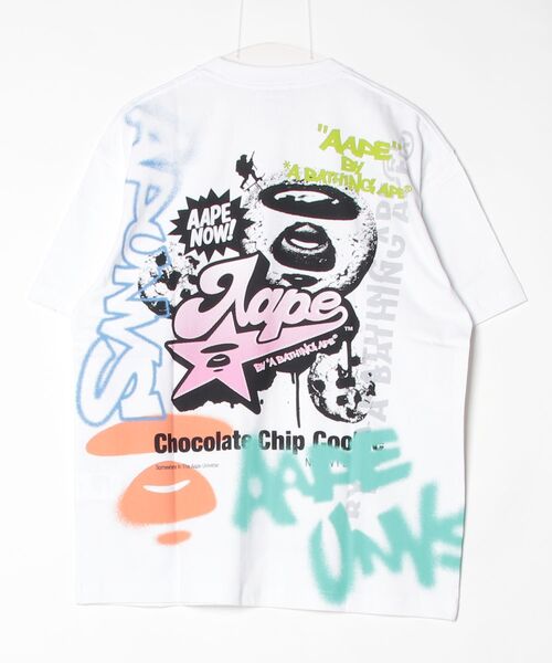 AAPE BY A BATHING APE（エーエイプバイアベイシングエイプ）の「AAPE THEME MAIN TEE（Tシャツ/カットソー・メンズ・ホワイト・LARGE/MEDIUM/SMALL/X-LARGE/XX-LARGE）」の6枚目の写真