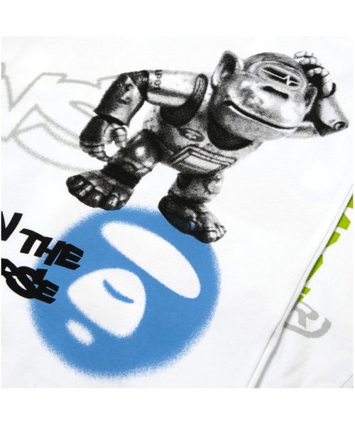 AAPE BY A BATHING APE（エーエイプバイアベイシングエイプ）の「AAPE THEME MAIN TEE（Tシャツ/カットソー・メンズ・ホワイト・LARGE/MEDIUM/SMALL/X-LARGE/XX-LARGE）」の5枚目の写真
