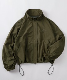 KELTY（ケルティ）の「【97】【KELTY/ケルティー】ワンポイント刺繍 ナイロン スタンド ショートブルゾン/ドローコード/撥水/レディース（ナイロンジャケット）」