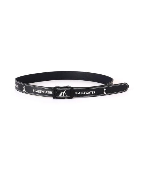 PEARLY GATES(パーリーゲイツ)の「【PEARLY GATES】ゴルファー柄フリーバックルBELT(ベルト・レディース・ダークインディゴブルー/ホワイト系その他/グリーン系その他2・FREE)」の3枚目の写真