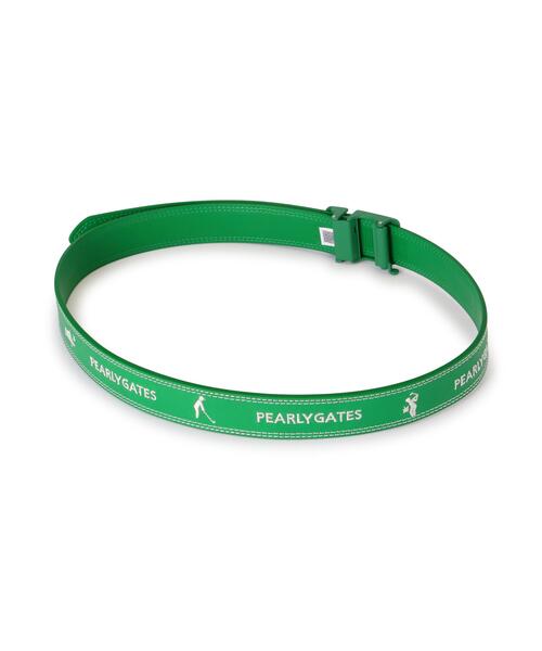 PEARLY GATES(パーリーゲイツ)の「【PEARLY GATES】ゴルファー柄フリーバックルBELT(ベルト・レディース・ダークインディゴブルー/ホワイト系その他/グリーン系その他2・FREE)」の4枚目の写真
