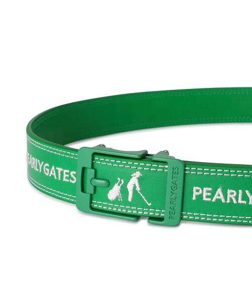 PEARLY GATES(パーリーゲイツ)の「【PEARLY GATES】ゴルファー柄フリーバックルBELT(ベルト・レディース・ダークインディゴブルー/ホワイト系その他/グリーン系その他2・FREE)」の5枚目の写真