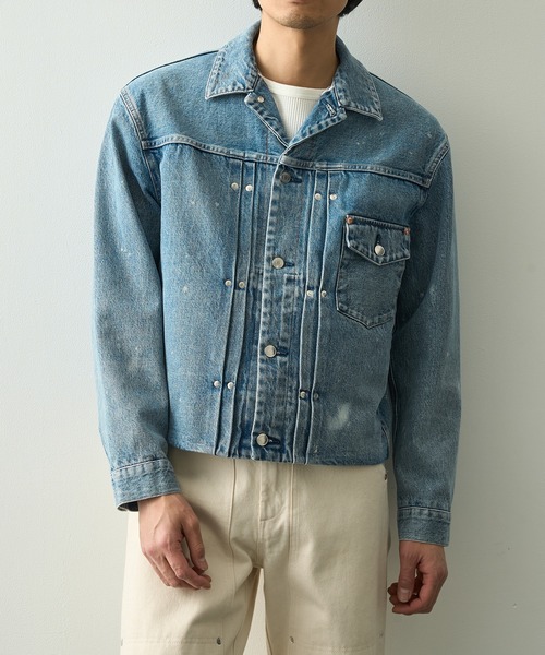 TANAKA(タナカ)の「【TANAKA】THE JEAN JACKET(デニムジャケット・メンズ・ブルー・S/M)」の7枚目の写真
