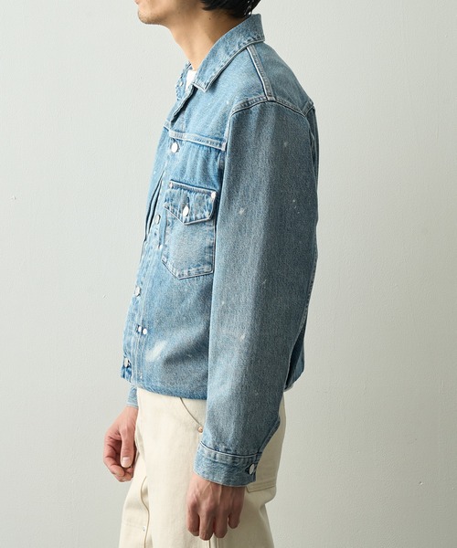 TANAKA(タナカ)の「【TANAKA】THE JEAN JACKET(デニムジャケット・メンズ・ブルー・S/M)」の8枚目の写真