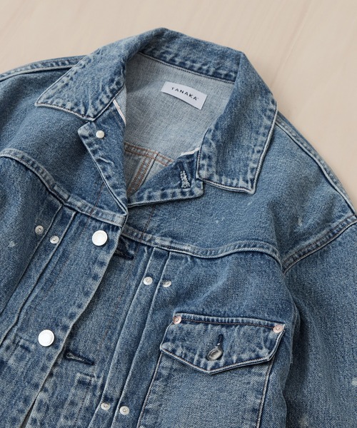 TANAKA(タナカ)の「【TANAKA】THE JEAN JACKET(デニムジャケット・メンズ・ブルー・S/M)」の2枚目の写真