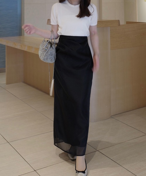 セール】DAMASK KNIT JACQUARD SKIRT（スカート）｜Ameri（アメリ）の