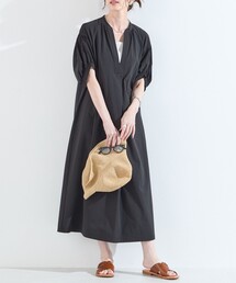 SHIPS Colors:〈UVカット・接触冷感〉ファンクション スキッパー ワンピース◇