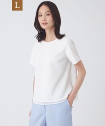 セール】【L】【ウォッシャブル】コットンスムースカットソー（Tシャツ