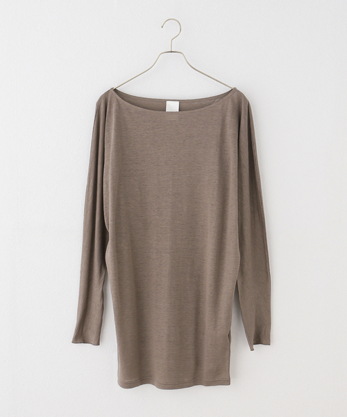 IENA(イエナ)の「Raspail/ラスパイユ Comfortable T-Shirt Tシャツ RB-276(Tシャツ/カットソー・レディース・ホワイト系その他/ベージュ・FREE)」の2枚目の写真