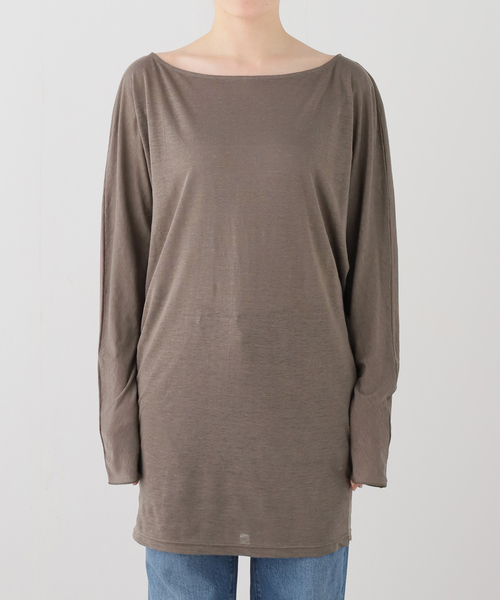 IENA(イエナ)の「Raspail/ラスパイユ Comfortable T-Shirt Tシャツ RB-276(Tシャツ/カットソー・レディース・ホワイト系その他/ベージュ・FREE)」の9枚目の写真