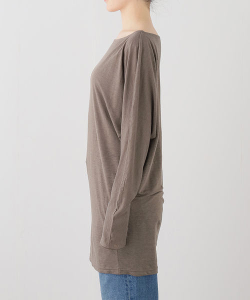 IENA(イエナ)の「Raspail/ラスパイユ Comfortable T-Shirt Tシャツ RB-276(Tシャツ/カットソー・レディース・ホワイト系その他/ベージュ・FREE)」の10枚目の写真