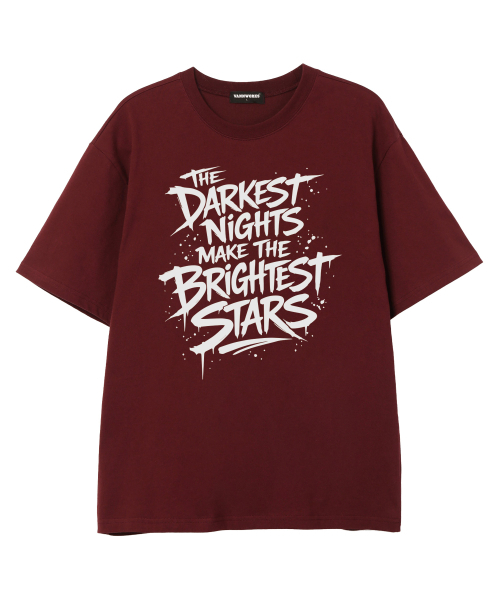 VANNWORKS(バンワークス)の「BRIGHTEST STAR 半袖Tシャツ (VS0221) バーガンディ(Tシャツ/カットソー・レディース・その他・SMALL/MEDIUM/LARGE/X-LARGE/XX-LARGE)」の3枚目の写真
