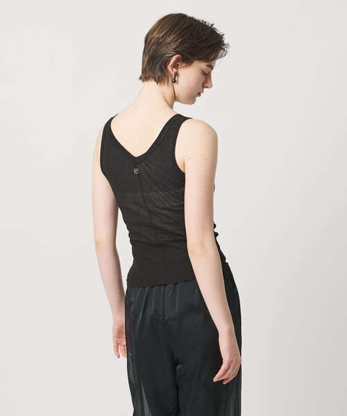 Pheeta(フィータ)の「<Pheeta>Hedy タンクトップ / 015C-CU12(Tシャツ/カットソー・レディース・ダークブラウン/ブラック/ライトグレー・FREE)」の8枚目の写真
