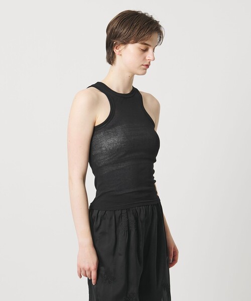 Pheeta(フィータ)の「<Pheeta>Hedy タンクトップ / 015C-CU12(Tシャツ/カットソー・レディース・ダークブラウン/ブラック/ライトグレー・FREE)」の13枚目の写真