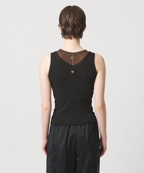 Pheeta(フィータ)の「<Pheeta>Hedy タンクトップ / 015C-CU12(Tシャツ/カットソー・レディース・ダークブラウン/ブラック/ライトグレー・FREE)」の22枚目の写真
