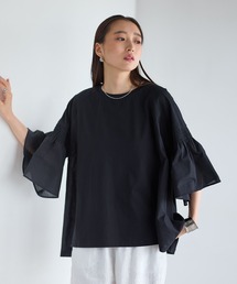 LEPSIM | 異素材フリルBIGT 242843(Tシャツ/カットソー)