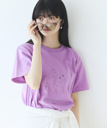 ラベンダー」に該当するレディースのTシャツ/カットソーファッション