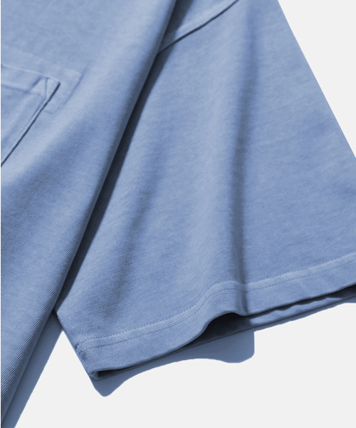 MOIF（モイフ）の「[SS26] GARMENT DYED H/S TEE / DYED SKY BLUE（Tシャツ/カットソー・メンズ・その他・2(M)/3(L)/1(S)）」の6枚目の写真