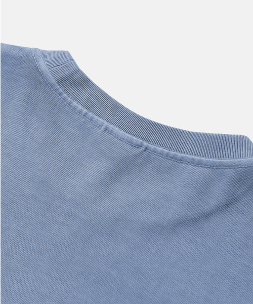 MOIF（モイフ）の「[SS26] GARMENT DYED H/S TEE / DYED SKY BLUE（Tシャツ/カットソー・メンズ・その他・2(M)/3(L)/1(S)）」の8枚目の写真