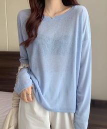 ベーシックシアーロングTシャツ