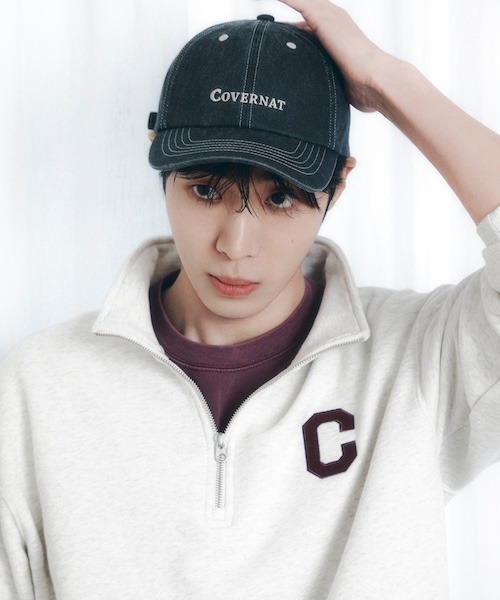 COVERNAT(カバーナット)の「RETRO LOGO GRAPHIC DYEING T-SHIRT(Tシャツ/カットソー・メンズ・チャコールグレー/ワイン/ライトブルー・X-LARGE/LARGE/MEDIUM/SMALL)」の7枚目の写真