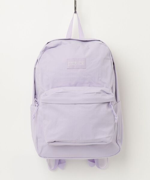 JANSPORT(ジャンスポーツ)の「【JANSPORT】SUPERBREAK PLUS FX - SOFT NYLON PASTEL LILAC(バックパック/リュック・メンズ・ライラック・FREE)」の1枚目の写真