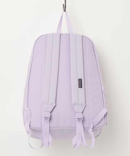 JANSPORT(ジャンスポーツ)の「【JANSPORT】SUPERBREAK PLUS FX - SOFT NYLON PASTEL LILAC(バックパック/リュック・メンズ・ライラック・FREE)」の2枚目の写真
