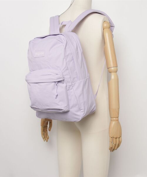 JANSPORT(ジャンスポーツ)の「【JANSPORT】SUPERBREAK PLUS FX - SOFT NYLON PASTEL LILAC(バックパック/リュック・メンズ・ライラック・FREE)」の5枚目の写真