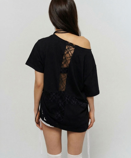 SCHISM INDUCING(スキズムインデューシング)の「POEM T SHIRT BLACK(Tシャツ/カットソー・レディース・その他・FREE)」の3枚目の写真